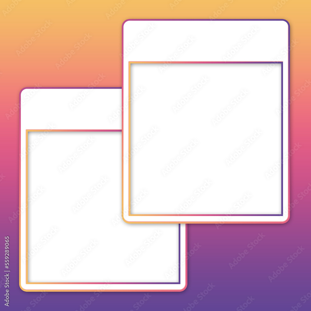 illustration of a frame with squares illustration of a frame with squares