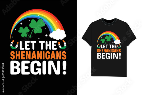 Wallpaper Mural St. Patric's Day T-Shirt design irish green vector design Torontodigital.ca