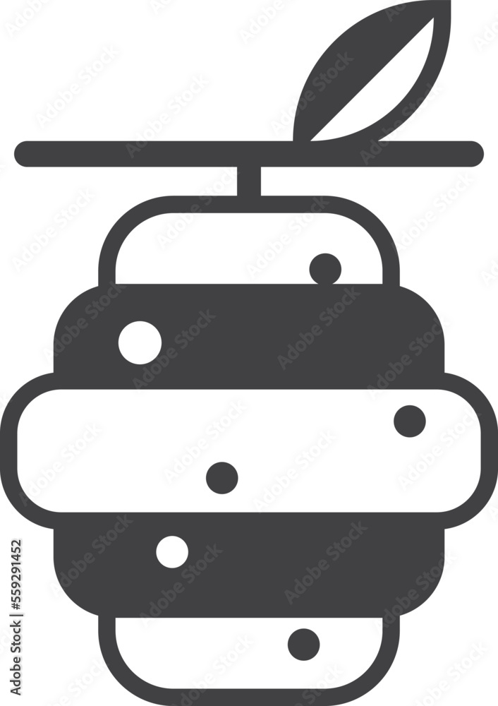 honeycomb illustration in minimal style honeycomb illustration in minimal style