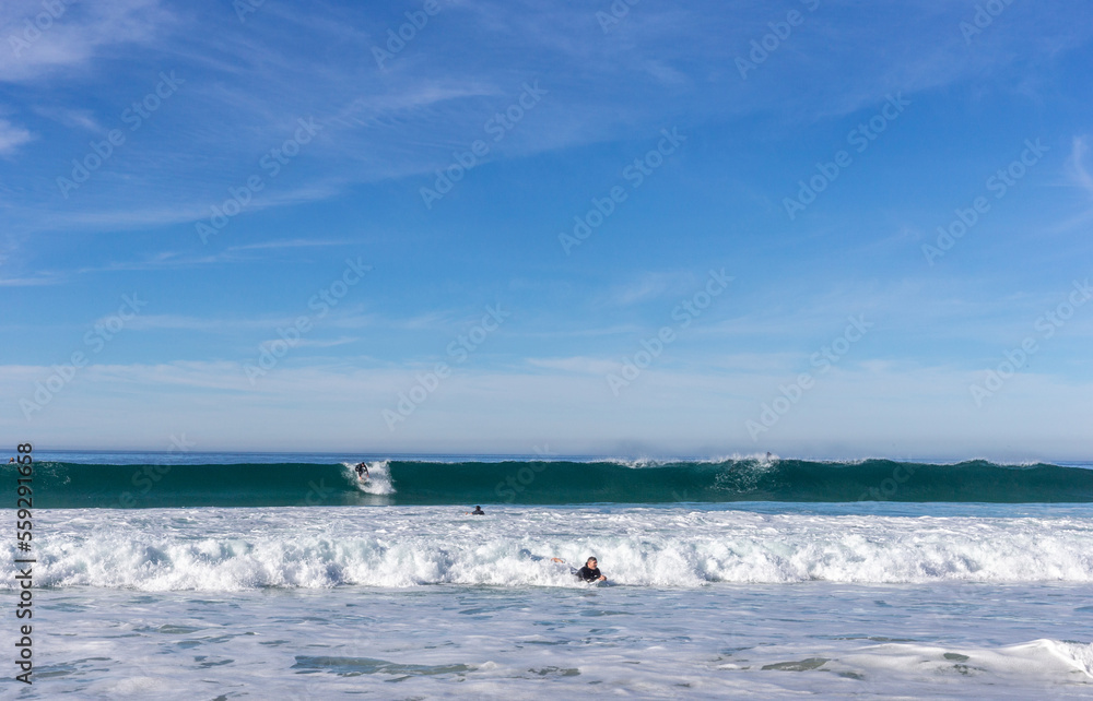 Waves in the Pacific Ocean in California
