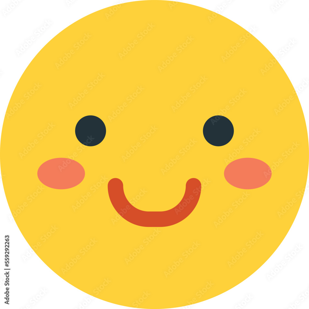 smiley face emoji illustration in minimal style smiley face emoji illustration in minimal style