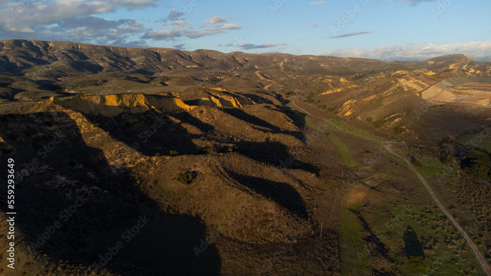 Aerial View of Alamos Canyon, Simi Valley, California