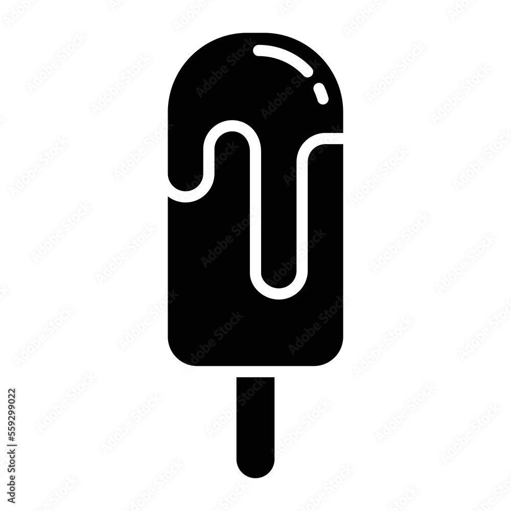 Ice cream icon vector design template Ice cream icon vector design template
