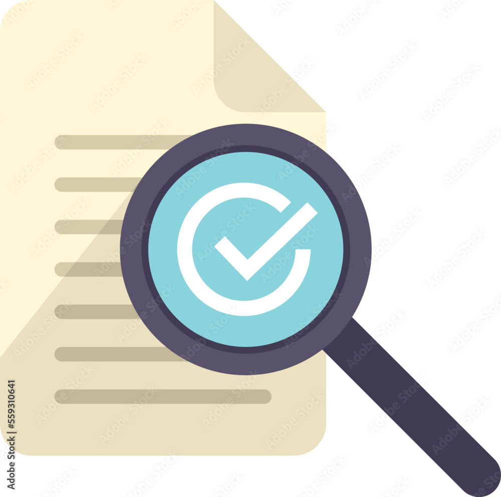 Control papers icon flat vector. Work trust. Complete expert isolated Control papers icon flat vector. Work trust. Complete expert isolated