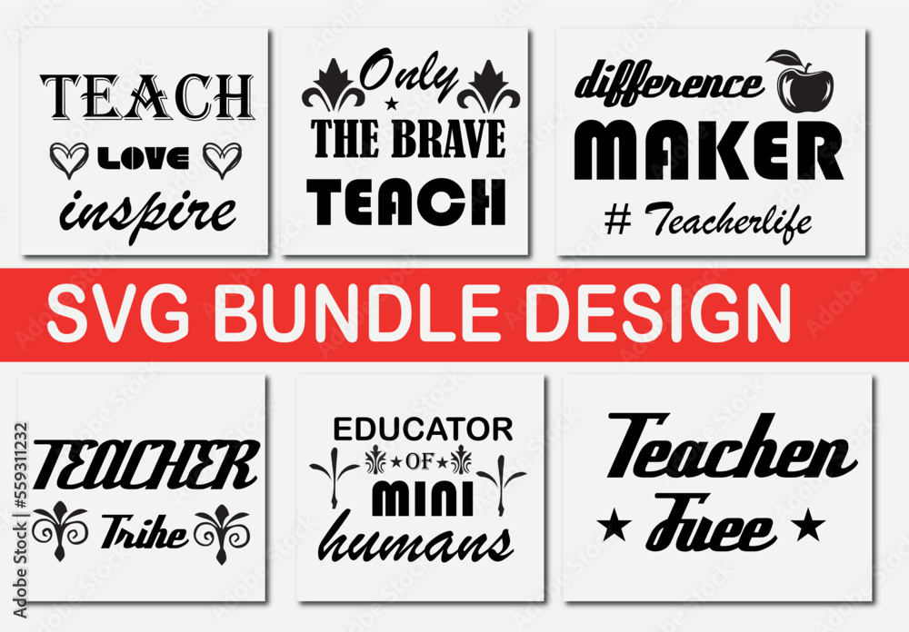 Fototapeta premium SVG BUNDLE DESIGN