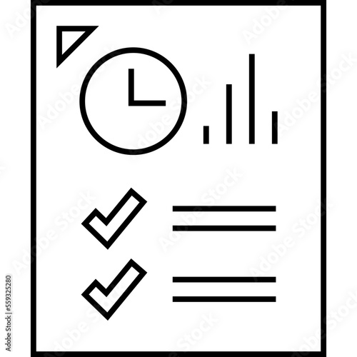 Data-Page-Report Isolated Silhouette Solid Line Icon with data-page-report, analytics, business, page, report, seo Infographic Simple Vector Illustration