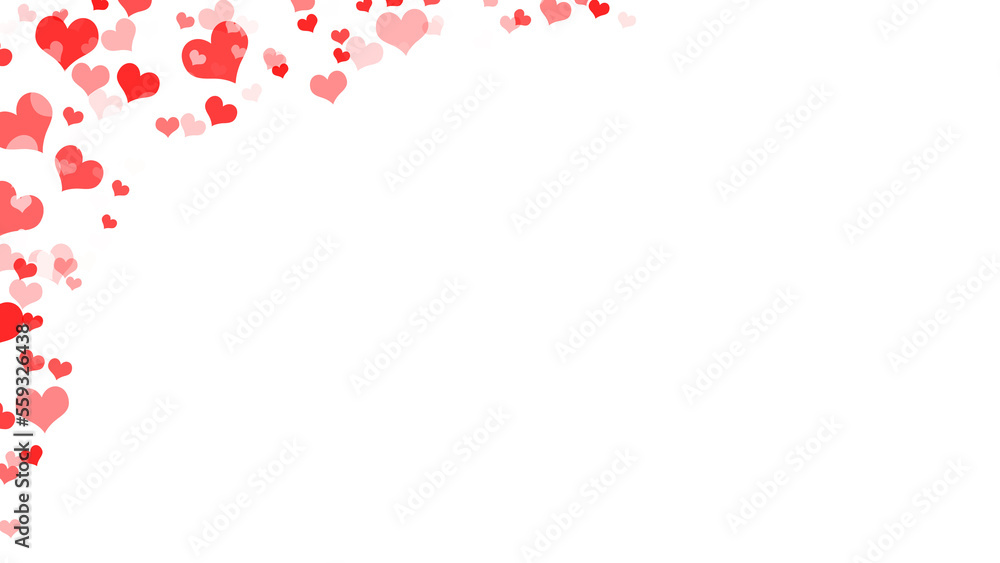 love heart pink frame top left with transparent background love heart pink frame top left with transparent background