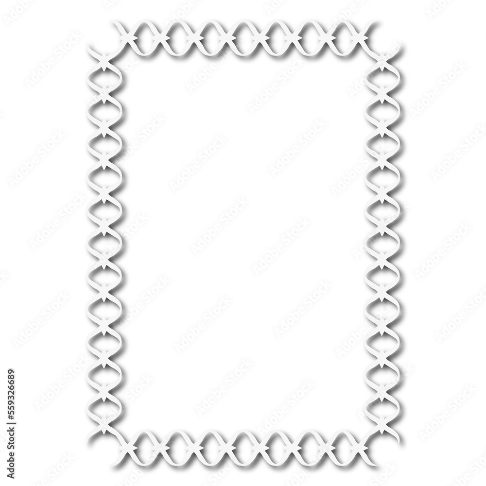Obraz premium frames in vintage style with elements of ornament, art, pattern, background, texture