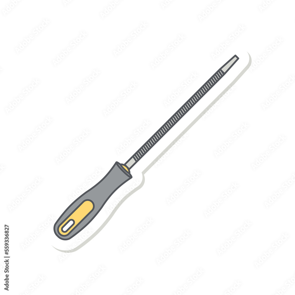 Long Grass Scissors Construction Tools Equipment Device Icon Set Collection Sticker Long Grass Scissors Construction Tools Equipment Device Icon Set Collection Sticker