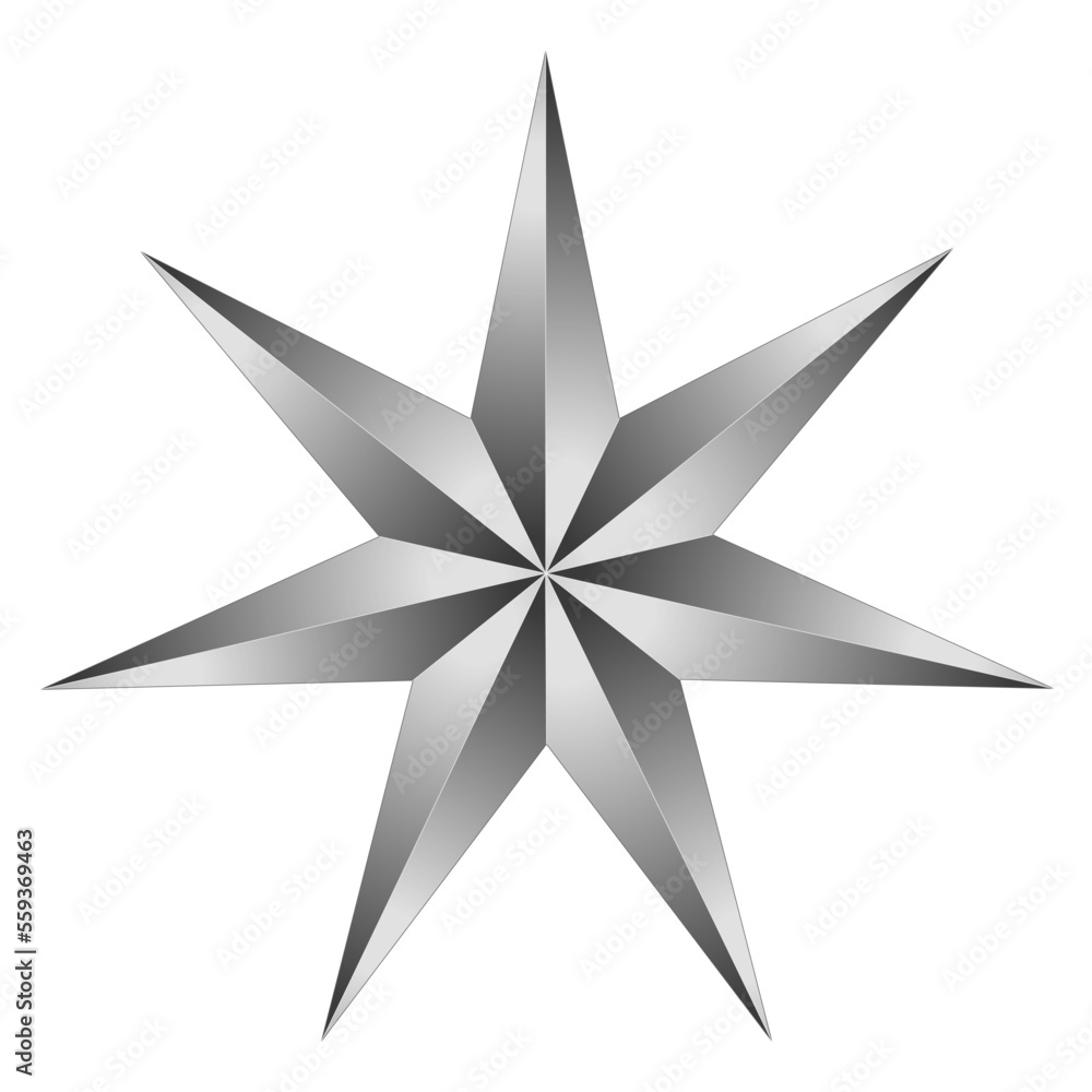 Obraz premium 3d star on a white background