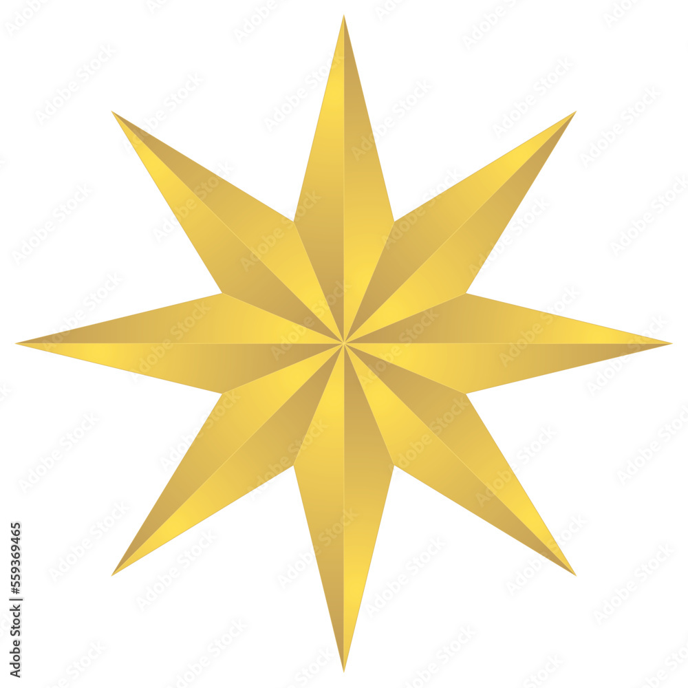 3d star on a white background 3d star on a white background