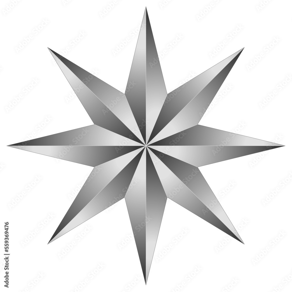 Obraz premium 3d star on a white background