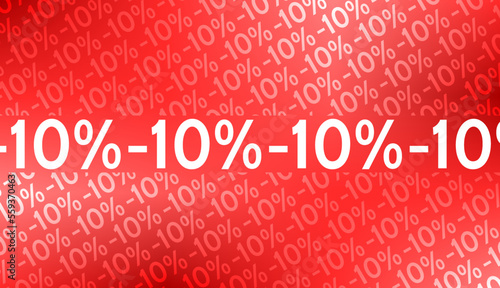 Fond de Pourcentages -10%