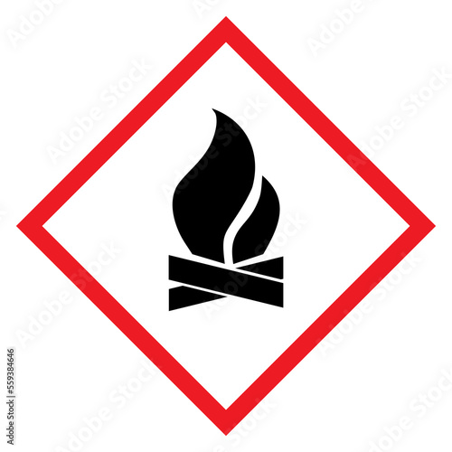 Symbol for not making a fire Vector illustration