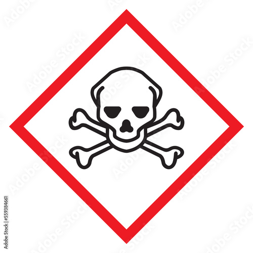GHS Acute Toxicity Symbol vector illustration photo