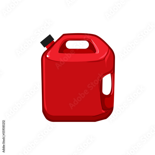 oil fuel can cartoon. oil fuel can sign. isolated symbol vector illustration