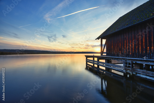 Sonnenuntergang Brombachsee