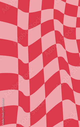 aesthetics distorted checkerboard, gingham, plaid, checkered decoration