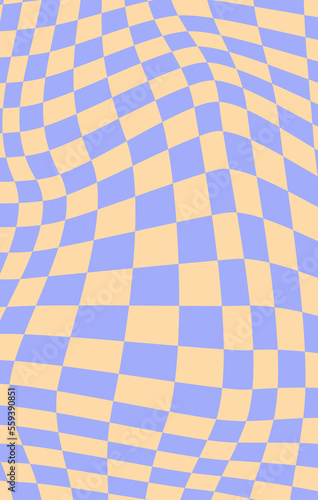 aesthetics distorted checkerboard, gingham, plaid, checkered decoration