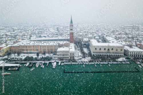 Venice snow