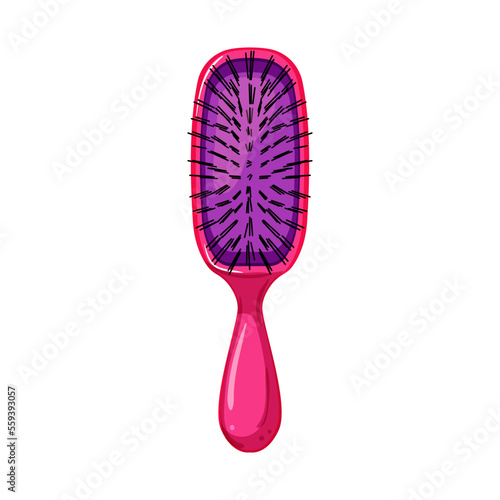 hairstyle hair brush cartoon. hairstyle hair brush sign. isolated symbol vector illustration