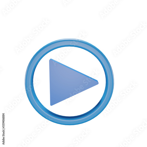 blue play button 3D Free Download blue play button 3D - GFXLoad