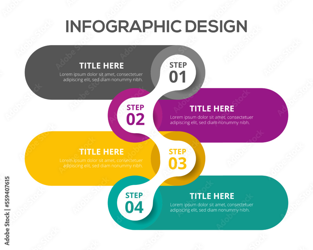 Vector infographics business infographics flat steps collection vector illustration design. Vector infographics business infographics flat steps collection vector illustration design.