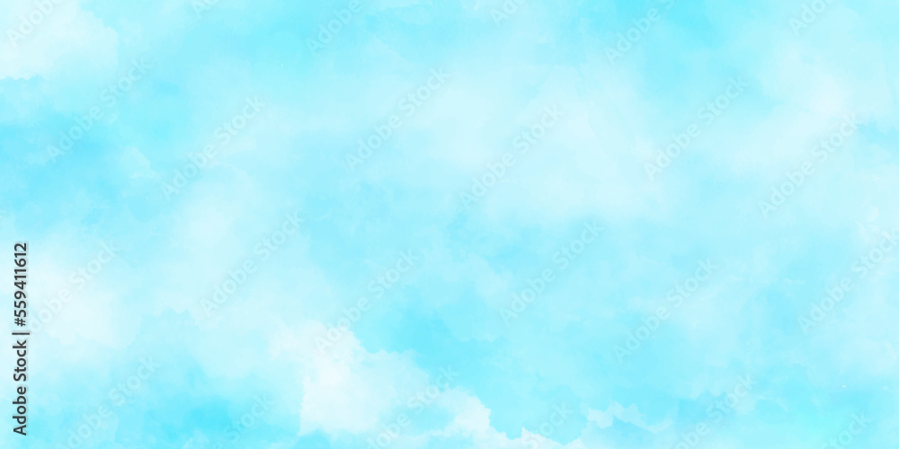 Blue sky with clouds and Abstract watercolor digital art painting for texture background. Abstract blue sky Water color background, Illustration, texture for design. Blue sky with clouds and Abstract watercolor digital art painting for texture background. Abstract blue sky Water color background, Illustration, texture for design.