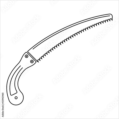 Curved Pruning Saw Icon M_2212001