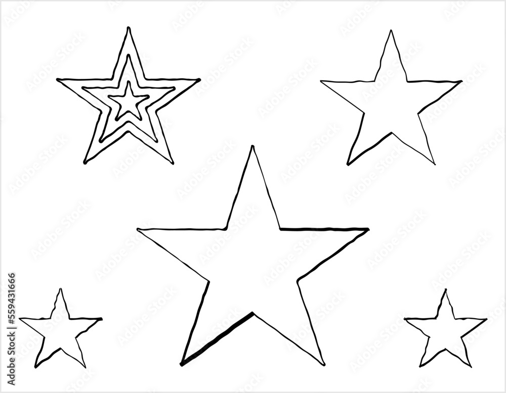 Star Hand Drawn Doodle Icon M_2212001 Star Hand Drawn Doodle Icon M_2212001
