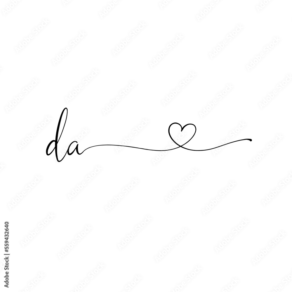 Initial wedding monogram logo template Initial wedding monogram logo template