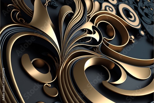 アブストラクト 模様 デザイン 紋章 光沢 壁紙