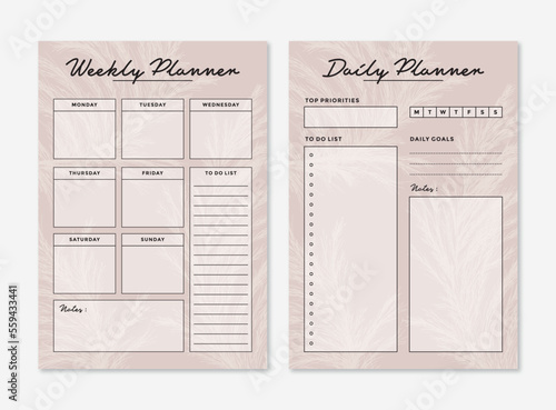 Beautiful budget planner template. Minimalist planners. daily, weekly, monthly planner template. bullet journal. 