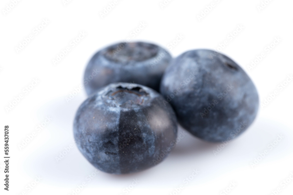 Blueberries on white background Blueberries on white background