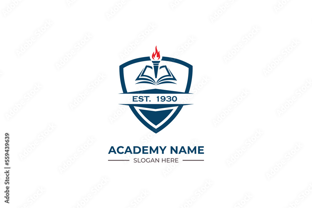 education university and college school academy institute club logo. learning logo emblem style education university and college school academy institute club logo. learning logo emblem style