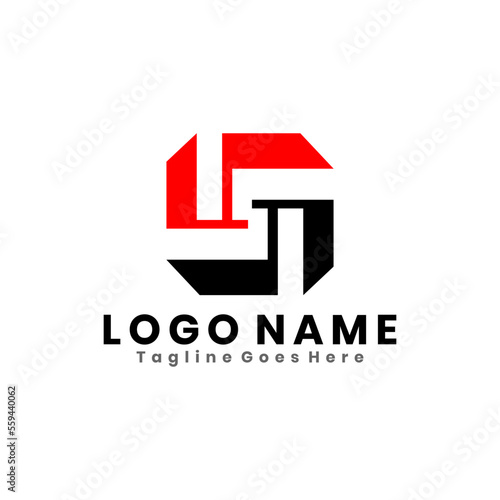 Modern letter logo design vector template.