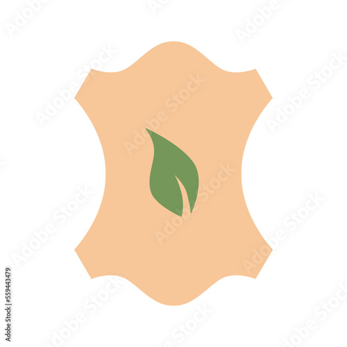 Sustainable eco vegan leather symbols set for clothes tag. Vector stock illustration isolated on black background. 