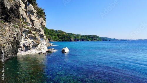 長崎県壱岐島にある初瀬の岩脈