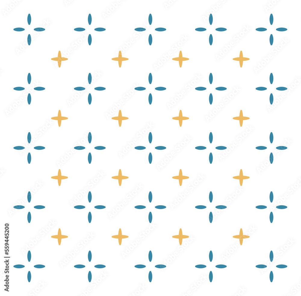 Fototapeta premium Simple, colorful, abstract, geometric pattern design background. Pattern graphic used for wallpaper, tile, fabric, textile.