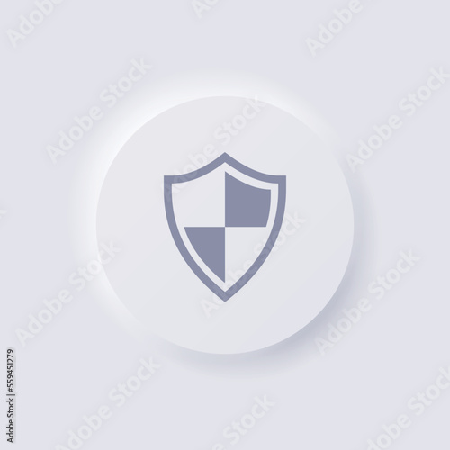 Shield icon, White Neumorphism soft UI Design for Web design, Application UI and more, Button, Vector. Free Download Shield icon, White Neumorphism soft UI Design for Web design, Application UI and more, Button, Vector. - GFXLoad