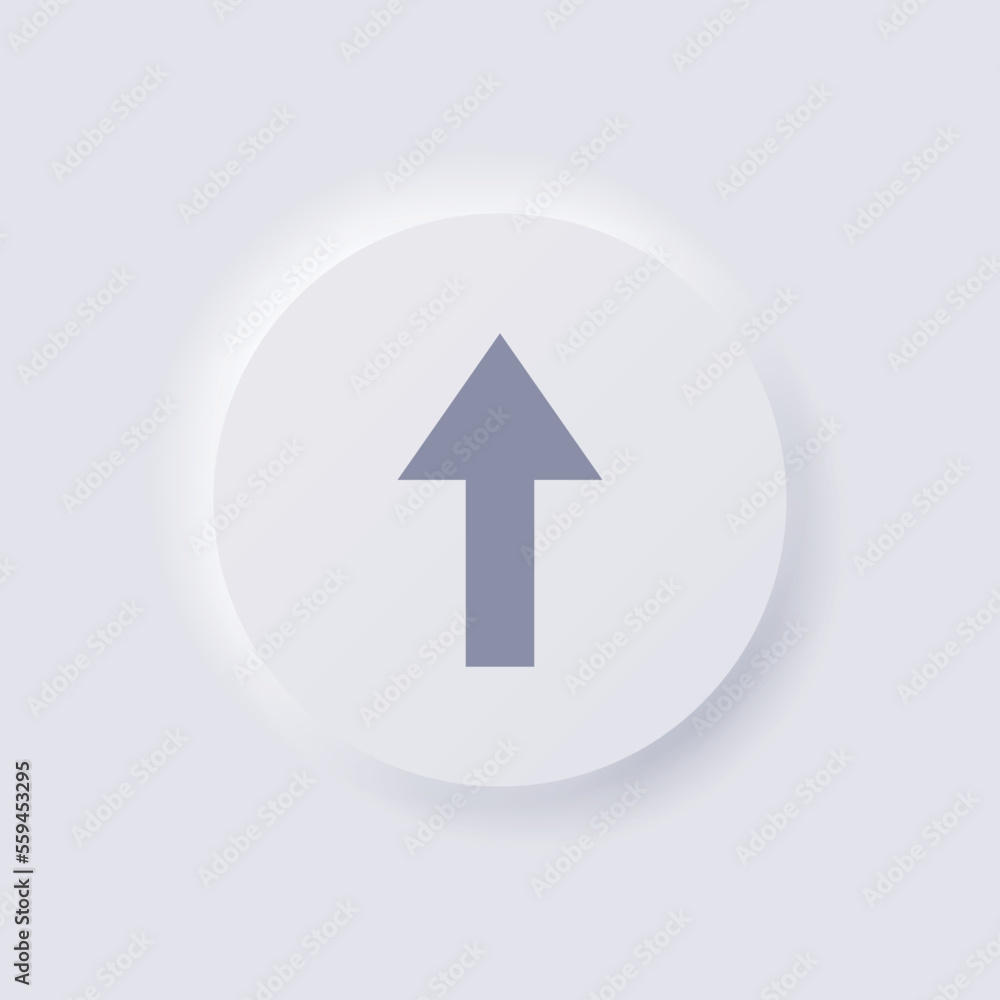 Upload button icon, White Neumorphism soft UI Design for Web design, Application UI and more, Button, Vector. Upload button icon, White Neumorphism soft UI Design for Web design, Application UI and more, Button, Vector.