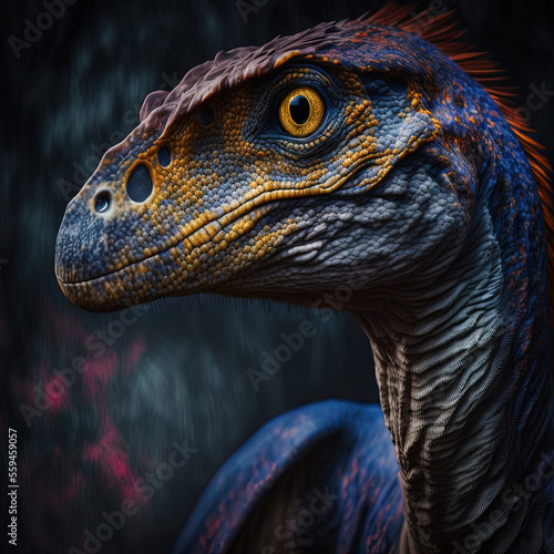 Fotografia Velociraptor Dinosaur