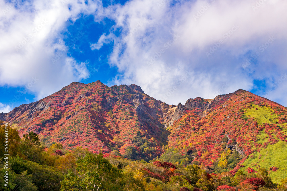 紅葉の那須岳
