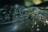 A background of moving water and bokeh - AI generative art
