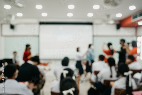 Wallpaper Mural Student study in class at the elementary school. Education concept.Retro tone. Torontodigital.ca