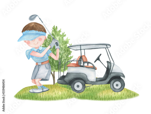 Illustration of golf2