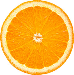 Orange slice isolated