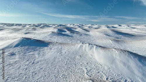 The Kazakh Uplands, also known as the Kazakh Hummocks, is a large peneplain formation extending throughout the central and eastern regions of Kazakhstan. photo