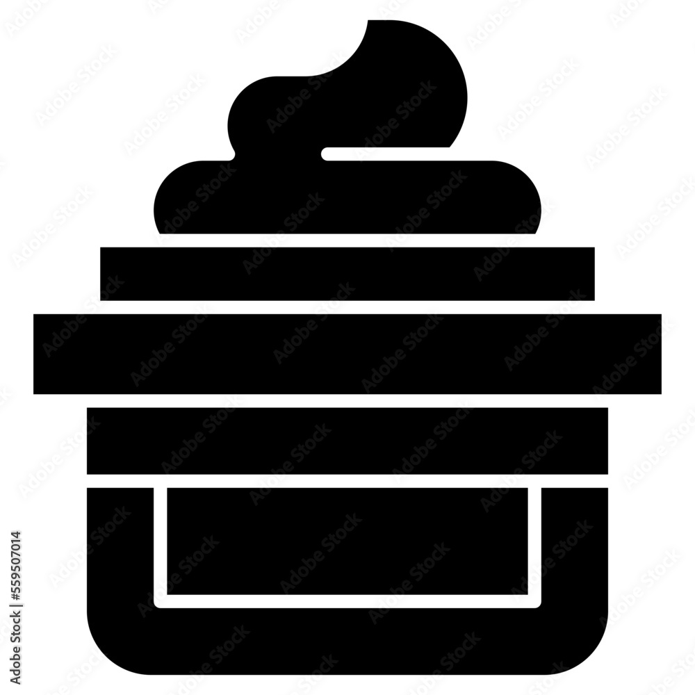 Cream Isolated Silhouette Solid Line Icon with cream, beauty-cream, facial-cream, moisturizing-cream Infographic Simple Vector Illustration Cream Isolated Silhouette Solid Line Icon with cream, beauty-cream, facial-cream, moisturizing-cream Infographic Simple Vector Illustration