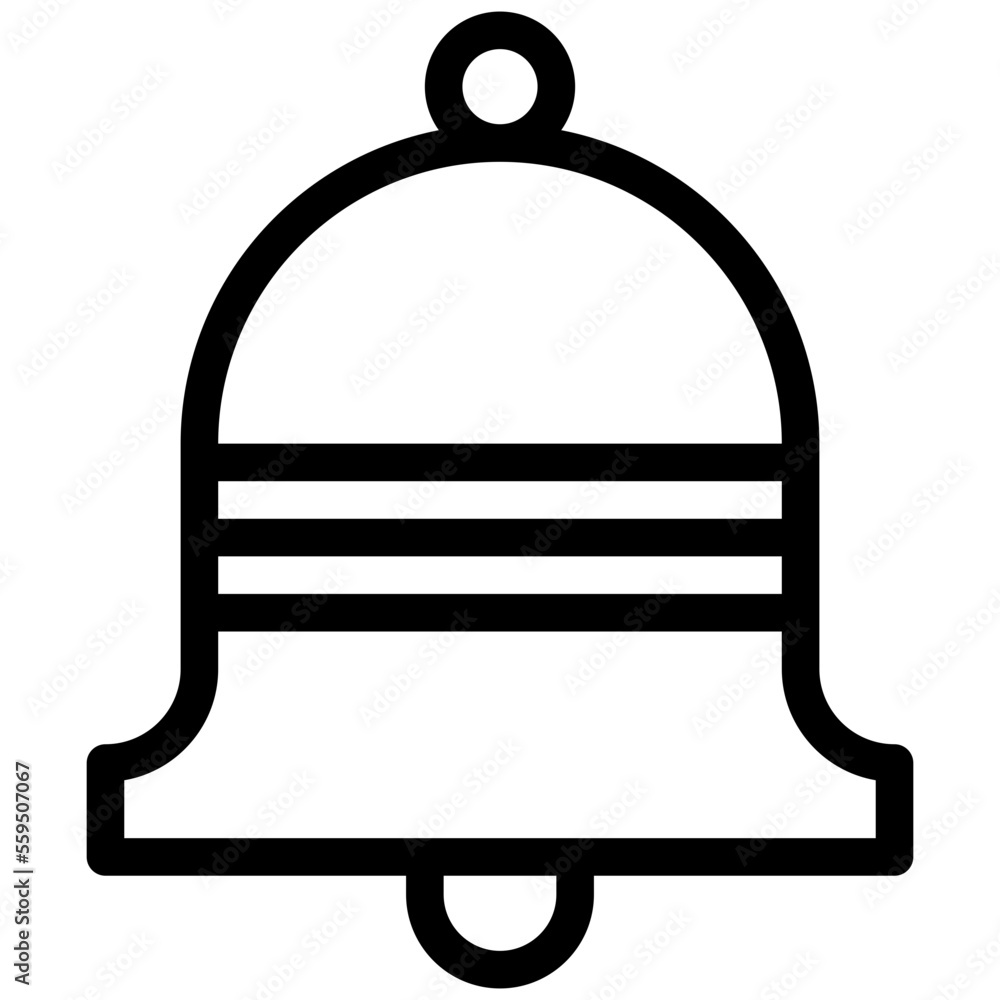 Bell Isolated Silhouette Solid Line Icon with bell, alarm, alert, notification Infographic Simple Vector Illustration Bell Isolated Silhouette Solid Line Icon with bell, alarm, alert, notification Infographic Simple Vector Illustration